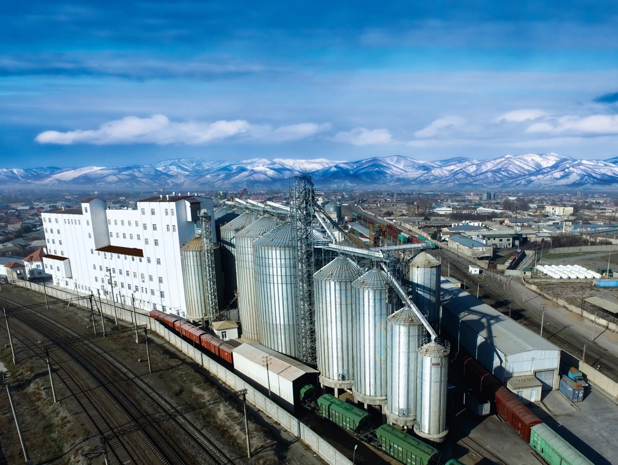 Современные зернохранилища TMK — хранение и логистика зерна